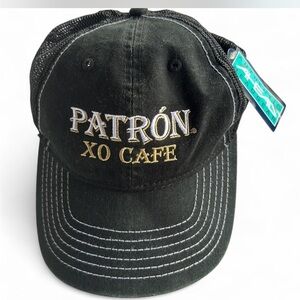 Black and gold Patrón XO Cafe snapback hat